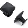 imageRavinte 25 Pack Matte Black Kitchen Cabinet Square Knob Single Hole Cabinet Hardware for Dresser Drawer Pulls and KnobsBlack