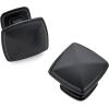imageRavinte 25 Pack Matte Black Kitchen Cabinet Square Knob Single Hole Cabinet Hardware for Dresser Drawer Pulls and KnobsBlack