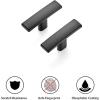imageRavinte 30 Pack 134 inch Curved Cabinet Pulls Matte Black Kitchen Cupboard Handles Cabinet Handles 175LengthBlack