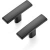 imageRavinte 30 Pack 134 inch Curved Cabinet Pulls Matte Black Kitchen Cupboard Handles Cabinet Handles 175LengthBlack