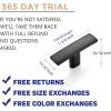imageRavinte 30 Pack 134 inch Curved Cabinet Pulls Matte Black Kitchen Cupboard Handles Cabinet Handles 175LengthBlack