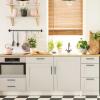 imageRavinte 30 Pack SOLID 5 Inch Kitchen Square Cabinet Handles Matte Black Cabinet Pulls Drawer Pulls Kitchen Cabinet Hardware Flat Black Kitchen Handles30