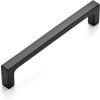 imageRavinte 30 Pack SOLID 5 Inch Kitchen Square Cabinet Handles Matte Black Cabinet Pulls Drawer Pulls Kitchen Cabinet Hardware Flat Black Kitchen Handles1