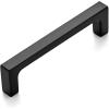 imageRavinte 30 Pack SOLID 5 Inch Kitchen Square Cabinet Handles Matte Black Cabinet Pulls Drawer Pulls Kitchen Cabinet Hardware Flat Black Kitchen Handles1