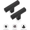 imageRavinte 30 Pack Solid 3 Inch Center to Center Slim Square Bar Drawer Handles Kitchen Cabinet Handles Black Drawer Pulls Kitchen Cabinet Hardware Kitchen Handles Matte Black Cabinet Pulls25