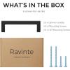 imageRavinte 30 Pack Solid 3 Inch Center to Center Slim Square Bar Drawer Handles Kitchen Cabinet Handles Black Drawer Pulls Kitchen Cabinet Hardware Kitchen Handles Matte Black Cabinet Pulls20