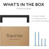 imageRavinte 30 Pack Solid 3 Inch Center to Center Slim Square Bar Drawer Handles Kitchen Cabinet Handles Black Drawer Pulls Kitchen Cabinet Hardware Kitchen Handles Matte Black Cabinet Pulls5