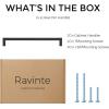 imageRavinte 30 Pack Solid 3 Inch Center to Center Slim Square Bar Drawer Handles Kitchen Cabinet Handles Black Drawer Pulls Kitchen Cabinet Hardware Kitchen Handles Matte Black Cabinet Pulls20