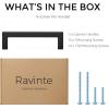 imageRavinte 30 Pack Solid 3 Inch Center to Center Slim Square Bar Drawer Handles Kitchen Cabinet Handles Black Drawer Pulls Kitchen Cabinet Hardware Kitchen Handles Matte Black Cabinet Pulls5