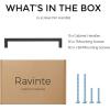 imageRavinte 30 Pack Solid 3 Inch Center to Center Slim Square Bar Drawer Handles Kitchen Cabinet Handles Black Drawer Pulls Kitchen Cabinet Hardware Kitchen Handles Matte Black Cabinet Pulls15