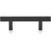 imageRavinte 35 Pack 5 inch Square Cabinet Pulls Matte Black Stainless Steel Kitchen Drawer Pulls Cabinet Handles 5Length 3 Hole CenterBlack