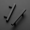 imageRavinte 35 Pack 5 inch Square Cabinet Pulls Matte Black Stainless Steel Kitchen Drawer Pulls Cabinet Handles 5Length 3 Hole CenterBlack