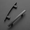 imageRavinte 55 Pack  5316 Curved Cabinet Pulls Matte Black Kitchen Drawer Pulls Arch Cabinet Handles 5316Length 3 Hole CenterBlack