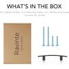 imageRavinte 55 Pack  5316 Curved Cabinet Pulls Matte Black Kitchen Drawer Pulls Arch Cabinet Handles 5316Length 3 Hole CenterOil Rubbed Bronze