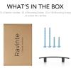 imageRavinte 55 Pack  5316 Curved Cabinet Pulls Matte Black Kitchen Drawer Pulls Arch Cabinet Handles 5316Length 3 Hole CenterOil Rubbed Bronze