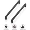 imageRavinte Square Cabinet Handles 10 Pack Solid Kitchen Cabinet Pulls Drawer Pulls Kitchen Cabinet Hardware Flat Handles 3 Inch Matte Black30