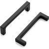 imageRavinte Square Cabinet Handles 10 Pack Solid Kitchen Cabinet Pulls Drawer Pulls Kitchen Cabinet Hardware Flat Handles 3 Inch Matte Black30
