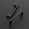 imageRavinte Square Cabinet Handles 10 Pack Solid Kitchen Cabinet Pulls Drawer Pulls Kitchen Cabinet Hardware Flat Handles 3 Inch Matte Black30