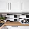 imageRavinte Square Cabinet Handles 10 Pack Solid Kitchen Cabinet Pulls Drawer Pulls Kitchen Cabinet Hardware Flat Handles 3 Inch Matte Black40