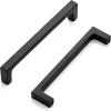 imageRavinte Square Cabinet Handles 10 Pack Solid Kitchen Cabinet Pulls Drawer Pulls Kitchen Cabinet Hardware Flat Handles 3 Inch Matte Black40
