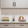 imageRavinte Square Cabinet Handles 10 Pack Solid Kitchen Cabinet Pulls Drawer Pulls Kitchen Cabinet Hardware Flat Handles 3 Inch Matte Black5