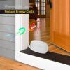 imageWeather Stripping Door Seal Strip Soundproof Q Foam Weather Stripping for Door Frame Exterior Door Weather Stripping for Large Gap Easy to InstallBlack 26FTWhite