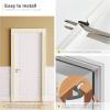 imageWeather Stripping Door Seal Strip Soundproof Q Foam Weather Stripping for Door Frame Exterior Door Weather Stripping for Large Gap Easy to InstallBlack 26FTWhite