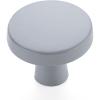 imageRavinte 25 Pack Drawer Pulls 114 Inch Kitchen Cabinet Knobs Solid Round Dresser Drawer Knobs Matte Black Dresser Knobs Drawer Knobs Simple Cabinet Hardware for Cupboard Drawer PullsGray