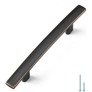 imageRavinte 20 Pack 712 Inch OilRubbed Bronze Curved Cabinet Handles Drawer Pulls for Kitchen Cupboard Arch Pulls for Dresser Drawer Cabinet Hardware1