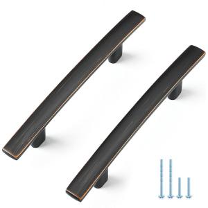 imageRavinte 20 Pack 712 Inch OilRubbed Bronze Curved Cabinet Handles Drawer Pulls for Kitchen Cupboard Arch Pulls for Dresser Drawer Cabinet Hardware25