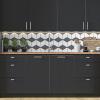 imageRavinte 1 Pack 134 inch Curved Cabinet Pulls Matte Black Kitchen Cupboard Handles Cabinet Handles 175LengthBrushed Nickel
