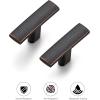 imageRavinte 1 Pack 134 inch Curved Cabinet Pulls Matte Black Kitchen Cupboard Handles Cabinet Handles 175LengthOil Rubbed Bronze