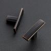 imageRavinte 1 Pack 134 inch Curved Cabinet Pulls Matte Black Kitchen Cupboard Handles Cabinet Handles 175LengthOil Rubbed Bronze
