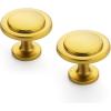 imageRavinte 1 Pack Brushed Nickel Cabinet Pulls 114 inch Kitchen Cabinet Knobs Drawer Knobs Dresser Drawer Pulls Door Dresser Handles for CupboardBrushed Brass
