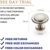 imageRavinte 1 Pack Brushed Nickel Cabinet Pulls 114 inch Kitchen Cabinet Knobs Drawer Knobs Dresser Drawer Pulls Door Dresser Handles for CupboardBrushed Nickel