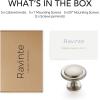 imageRavinte 1 Pack Brushed Nickel Cabinet Pulls 114 inch Kitchen Cabinet Knobs Drawer Knobs Dresser Drawer Pulls Door Dresser Handles for CupboardBrushed Nickel