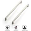 imageRavinte 10 Pack 3 Inch Kitchen Square Cabinet Handles Satin Nickel Cabinet Pulls Brushed Nickel Drawer Pulls Kitchen Cabinet Hardware Kitchen Handles for Cabinets Cupboard Handles Drawer Handles10
