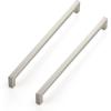 imageRavinte 10 Pack 3 Inch Kitchen Square Cabinet Handles Satin Nickel Cabinet Pulls Brushed Nickel Drawer Pulls Kitchen Cabinet Hardware Kitchen Handles for Cabinets Cupboard Handles Drawer Handles10