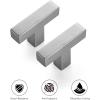 imageRavinte 10 Pack 3 Inch Kitchen Square Cabinet Handles Satin Nickel Cabinet Pulls Brushed Nickel Drawer Pulls Kitchen Cabinet Hardware Kitchen Handles for Cabinets Cupboard Handles Drawer Handles14