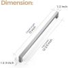 imageRavinte 10 Pack 3 Inch Kitchen Square Cabinet Handles Satin Nickel Cabinet Pulls Brushed Nickel Drawer Pulls Kitchen Cabinet Hardware Kitchen Handles for Cabinets Cupboard Handles Drawer Handles10