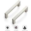 imageRavinte 10 Pack 3 Inch Kitchen Square Cabinet Handles Satin Nickel Cabinet Pulls Brushed Nickel Drawer Pulls Kitchen Cabinet Hardware Kitchen Handles for Cabinets Cupboard Handles Drawer Handles3