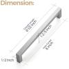 imageRavinte 10 Pack 3 Inch Kitchen Square Cabinet Handles Satin Nickel Cabinet Pulls Brushed Nickel Drawer Pulls Kitchen Cabinet Hardware Kitchen Handles for Cabinets Cupboard Handles Drawer Handles10