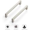 imageRavinte 10 Pack 3 Inch Kitchen Square Cabinet Handles Satin Nickel Cabinet Pulls Brushed Nickel Drawer Pulls Kitchen Cabinet Hardware Kitchen Handles for Cabinets Cupboard Handles Drawer Handles10