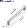 imageRavinte 10 Pack 3 Inch Kitchen Square Cabinet Handles Satin Nickel Cabinet Pulls Brushed Nickel Drawer Pulls Kitchen Cabinet Hardware Kitchen Handles for Cabinets Cupboard Handles Drawer Handles3