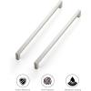 imageRavinte 10 Pack 3 Inch Kitchen Square Cabinet Handles Satin Nickel Cabinet Pulls Brushed Nickel Drawer Pulls Kitchen Cabinet Hardware Kitchen Handles for Cabinets Cupboard Handles Drawer Handles10