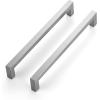 imageRavinte 10 Pack 3 Inch Kitchen Square Cabinet Handles Satin Nickel Cabinet Pulls Brushed Nickel Drawer Pulls Kitchen Cabinet Hardware Kitchen Handles for Cabinets Cupboard Handles Drawer Handles10