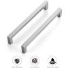imageRavinte 10 Pack 3 Inch Kitchen Square Cabinet Handles Satin Nickel Cabinet Pulls Brushed Nickel Drawer Pulls Kitchen Cabinet Hardware Kitchen Handles for Cabinets Cupboard Handles Drawer Handles10