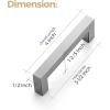 imageRavinte 10 Pack 3 Inch Kitchen Square Cabinet Handles Satin Nickel Cabinet Pulls Brushed Nickel Drawer Pulls Kitchen Cabinet Hardware Kitchen Handles for Cabinets Cupboard Handles Drawer Handles3