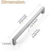 imageRavinte 10 Pack 3 Inch Kitchen Square Cabinet Handles Satin Nickel Cabinet Pulls Brushed Nickel Drawer Pulls Kitchen Cabinet Hardware Kitchen Handles for Cabinets Cupboard Handles Drawer Handles3