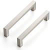 imageRavinte 10 Pack 3 Inch Kitchen Square Cabinet Handles Satin Nickel Cabinet Pulls Brushed Nickel Drawer Pulls Kitchen Cabinet Hardware Kitchen Handles for Cabinets Cupboard Handles Drawer Handles3